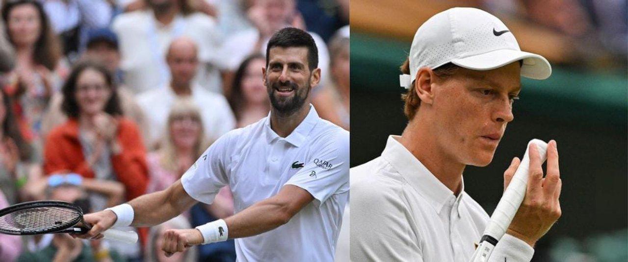 Djokovic y Sinner pisan fuerte y lideran el camino a los octavos del Grand Slam