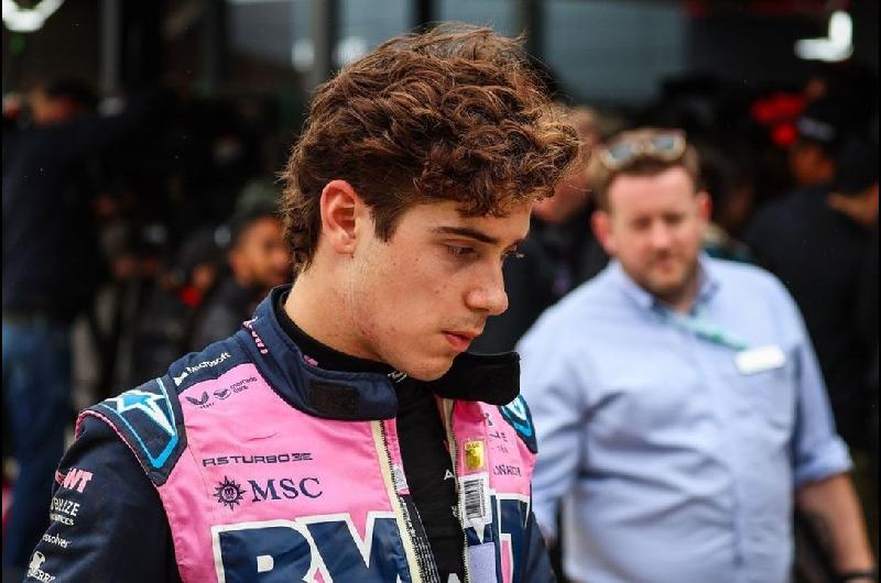 Colapinto no largoacute- tuvo problemas teacutecnicos en el GP de Gran Bretantildea antes de la partida
