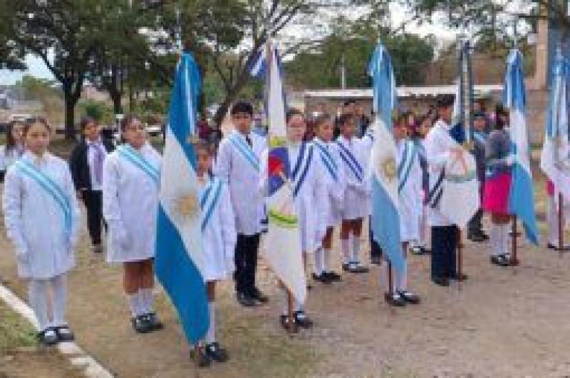 Recordaron el Diacutea de la Independencia con un acto en el barrio sampedrentildeo 9 de Julio