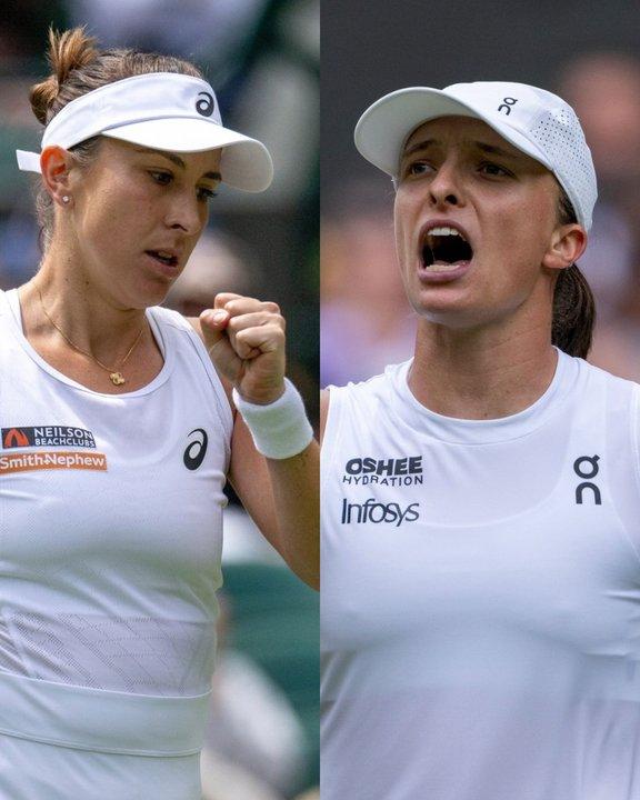 Swiatek y Bencic completan el cuadro de semifinales femeninas en Wimbledon