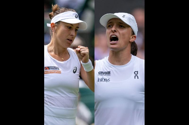 Swiatek y Bencic completan el cuadro de semifinales femeninas en Wimbledon