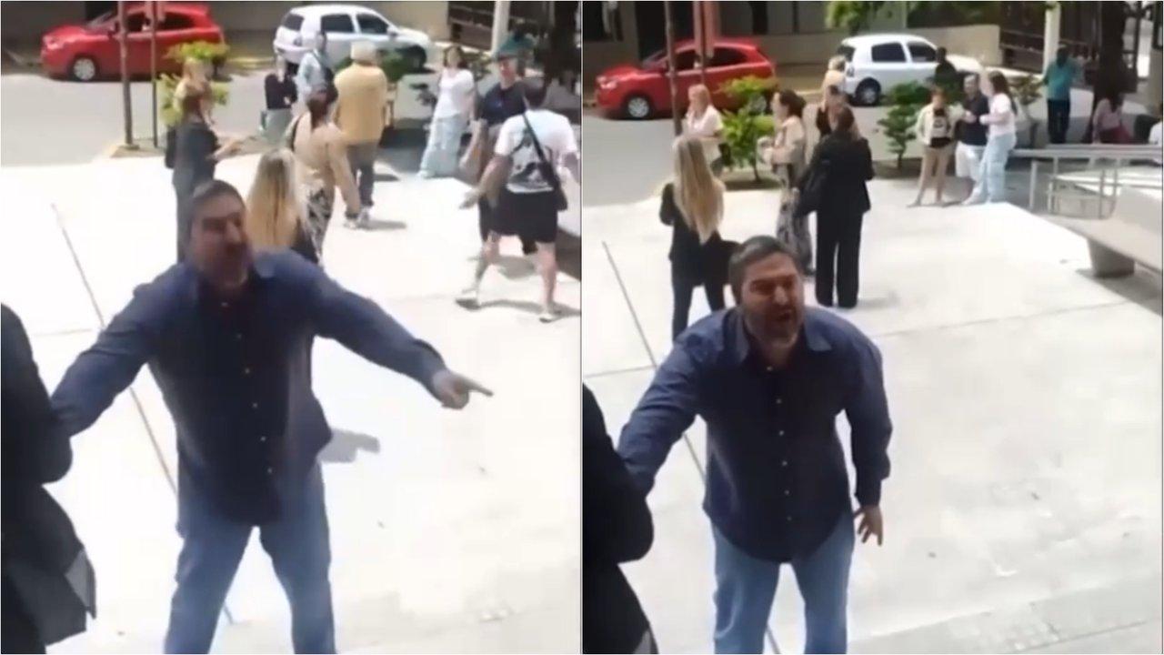 Ariel Garciacutea Furfaro amenazoacute a jueces a gritos y sacado en las escalinatas de los tribunales de Moroacuten