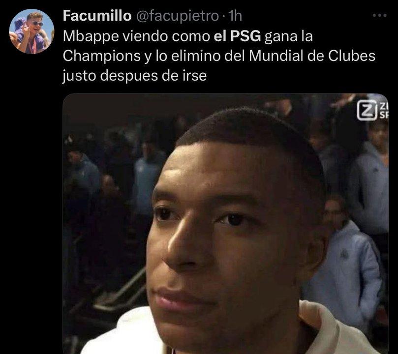 Los memes tras la goleada del PSG al Real Madrid en el Mundial de Clubes