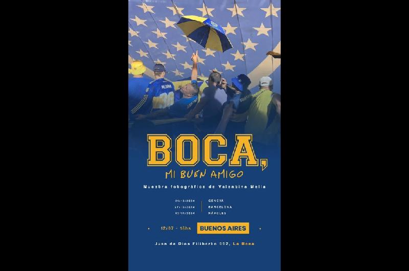 Tras el furor por la vuelta de Paredes llega a la Argentina la muestra fotograacutefica ldquoBoca mi buen amigordquo