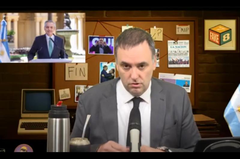 Adorni estrenoacute su propio ldquo6-7-8rdquo y salioacute a cruzar a periodistas y a desmentir las ldquofake newsrdquo
