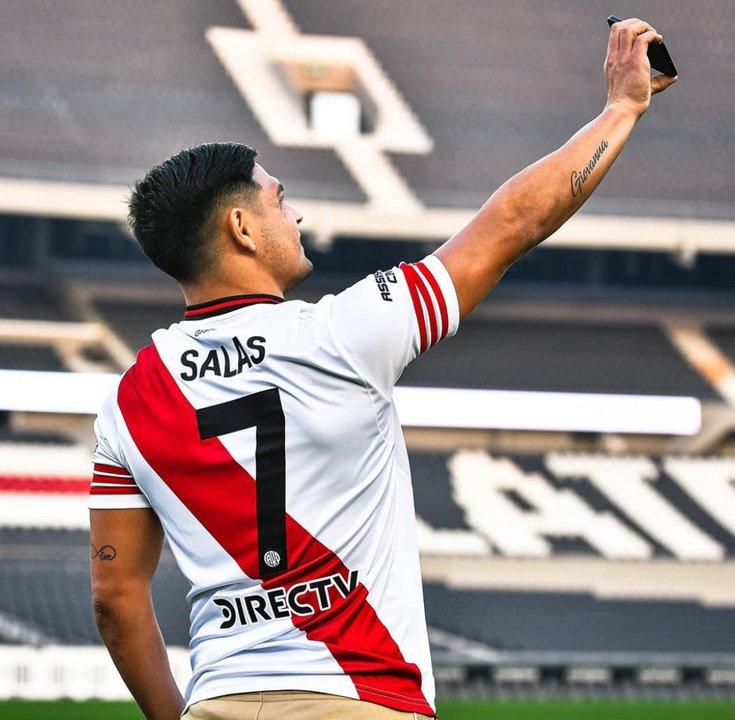 River presentoacute a Maximiliano Salas- se pone la banda y se mete en la lista para el estreno