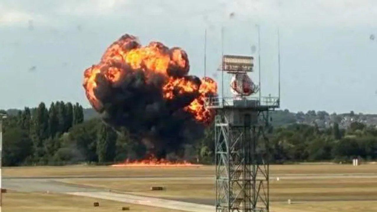 Un avioacuten se estrelloacute al despegar en el aeropuerto de Southend de Londres 