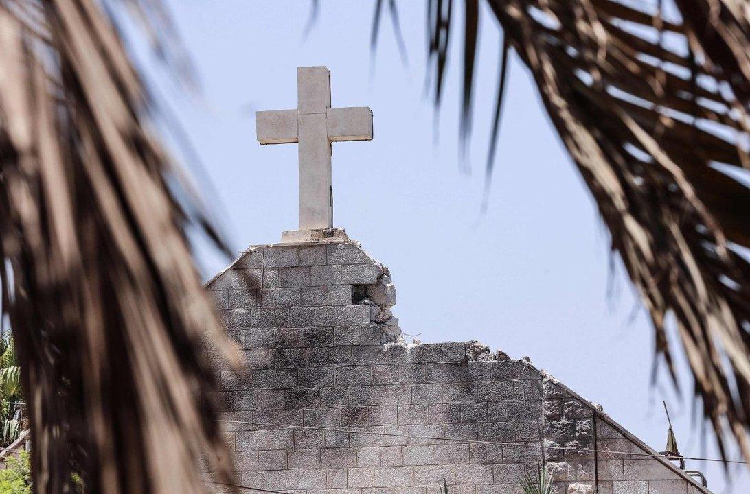 El Papa expresoacute su pesar por las viacutectimas del ataque a la parroquia en Gaza