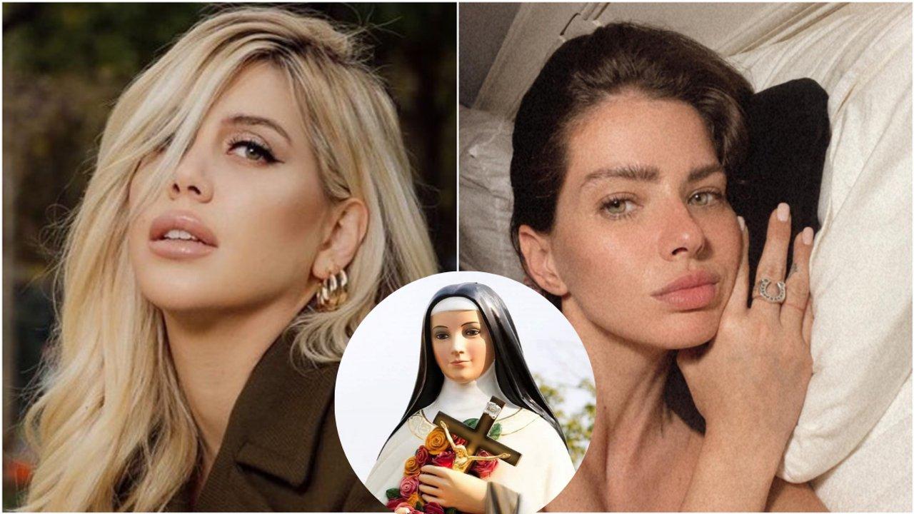 La China Suaacuterez le contestoacute a Wanda Nara con una frase de Santa Teresita
