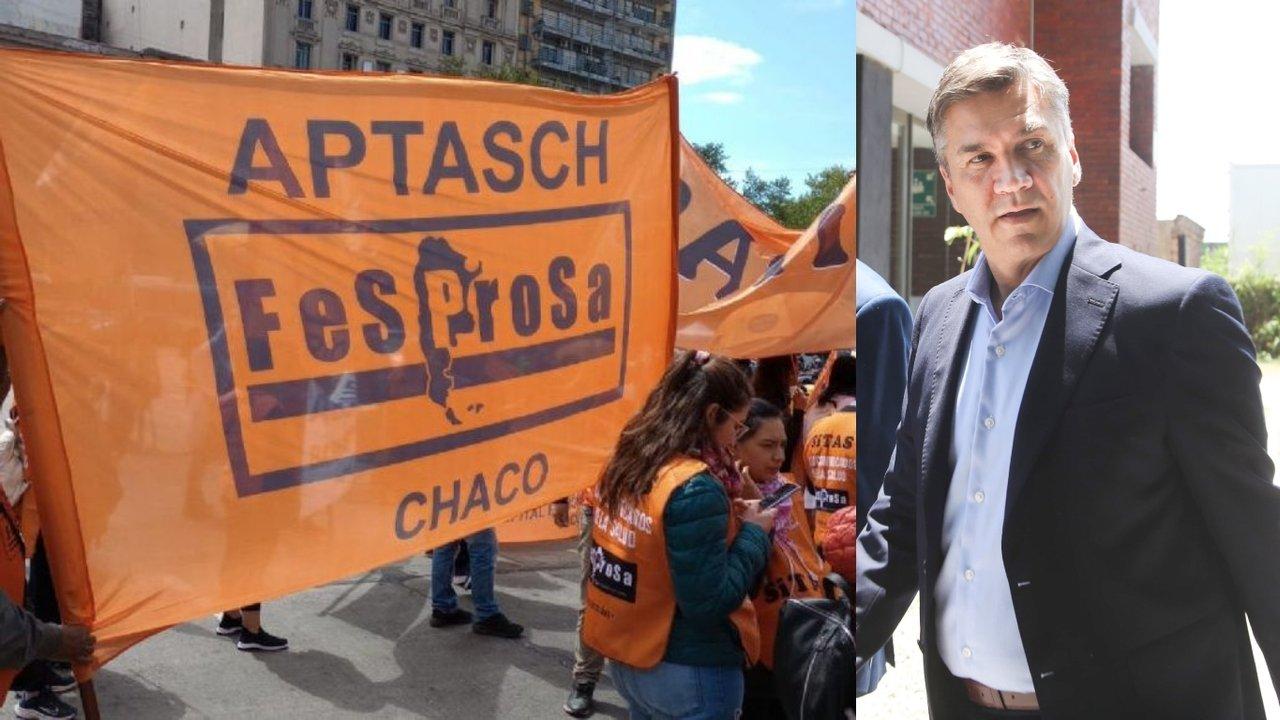 Estaacuten dejando caer el sistema- dura protesta de la salud contra Zdero en el hospital maacutes grande del Chaco