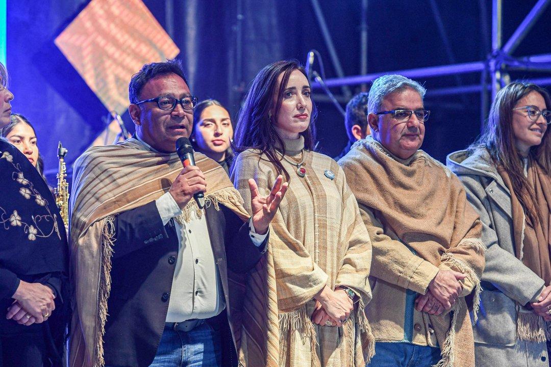 En medio de su interna con el Gobierno Victoria Villarruel viajoacute a Catamarca 