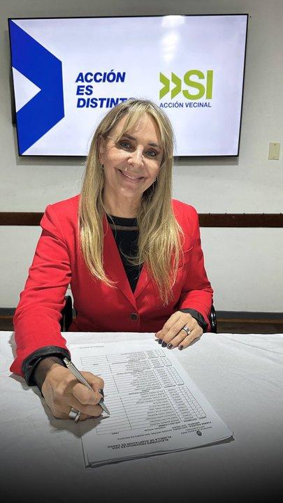 Evelyn Von Brocke se lanzoacute como candidata a concejal en San Isidro
