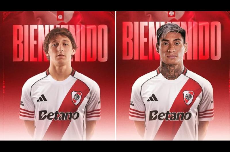 Galarza y Portillo ya son del ldquoMillonariordquo- River oficializoacute a sus dos nuevos mediocampistas