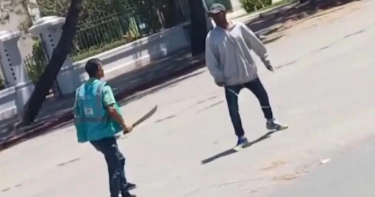 Dos hombres se enfrentaron a machetazos en Alto Comedero