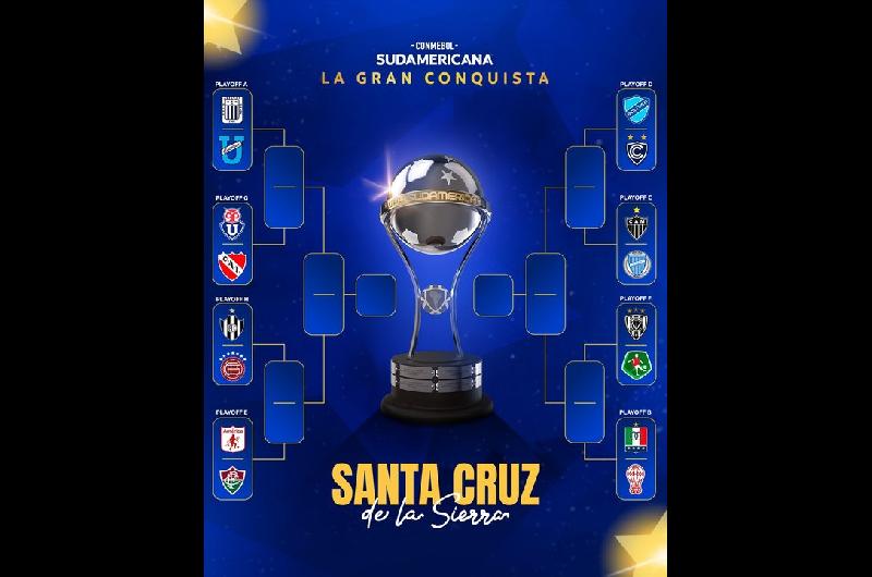 Quedaron confirmados los cruces de octavos de final de la Copa Sudamericana 2025