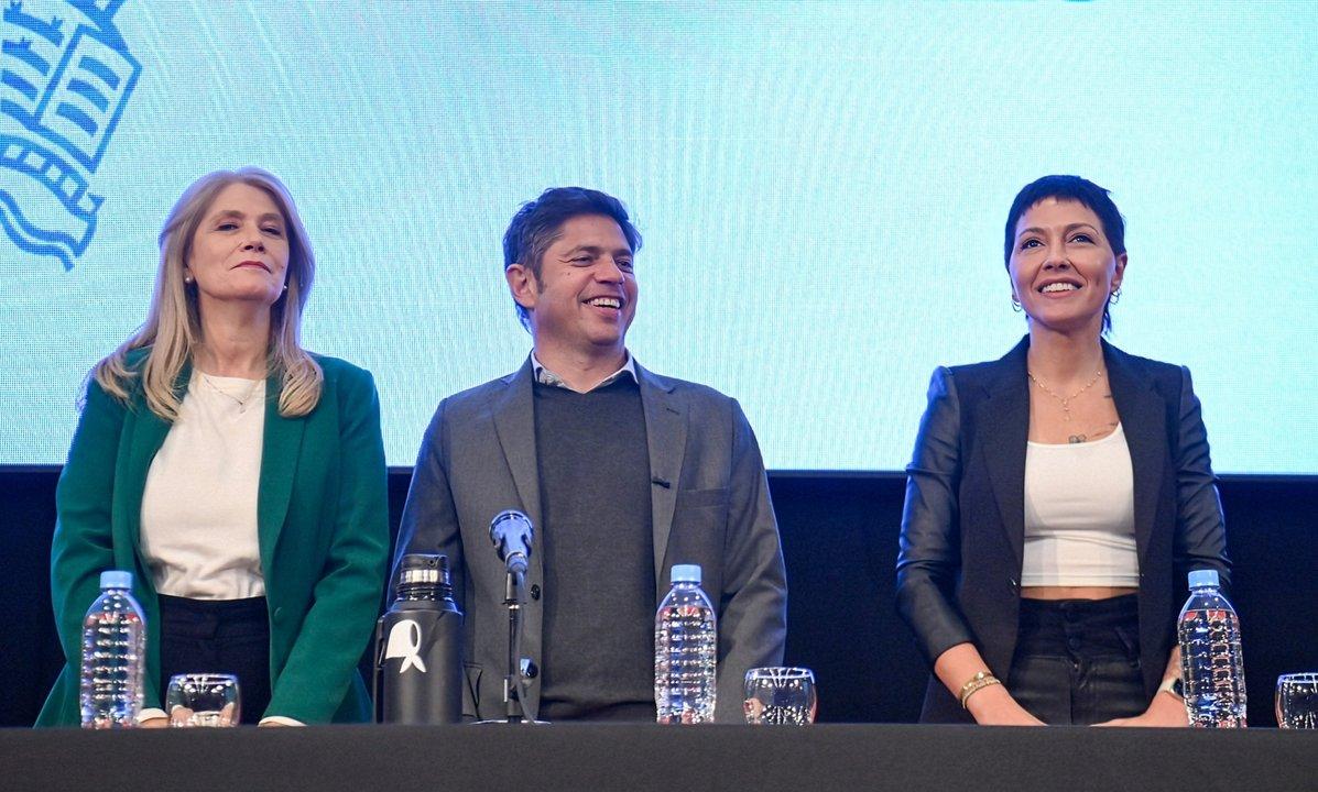 Axel Kicillof y Mayra Mendoza comparten un acto en Quilmes tras la tensioacuten por el cierre de listas bonaerense 