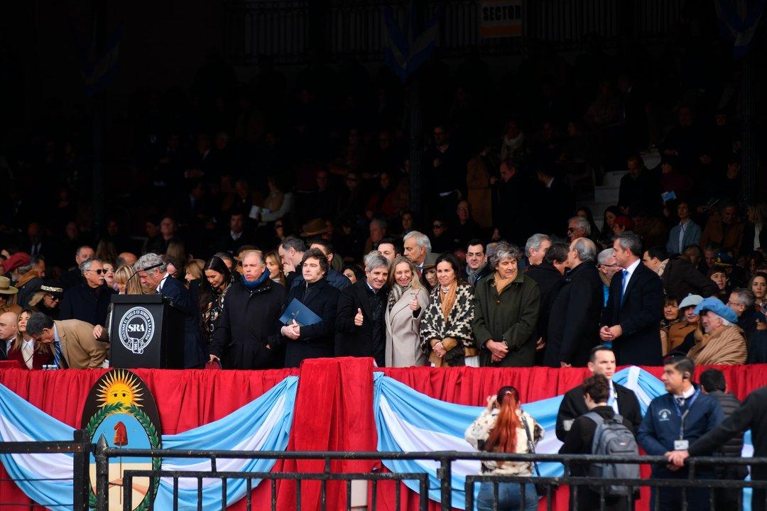 Milei criticoacute duramente a Cristina Kirchner en La Rural- Doblemente condenada y ahora presidiaria