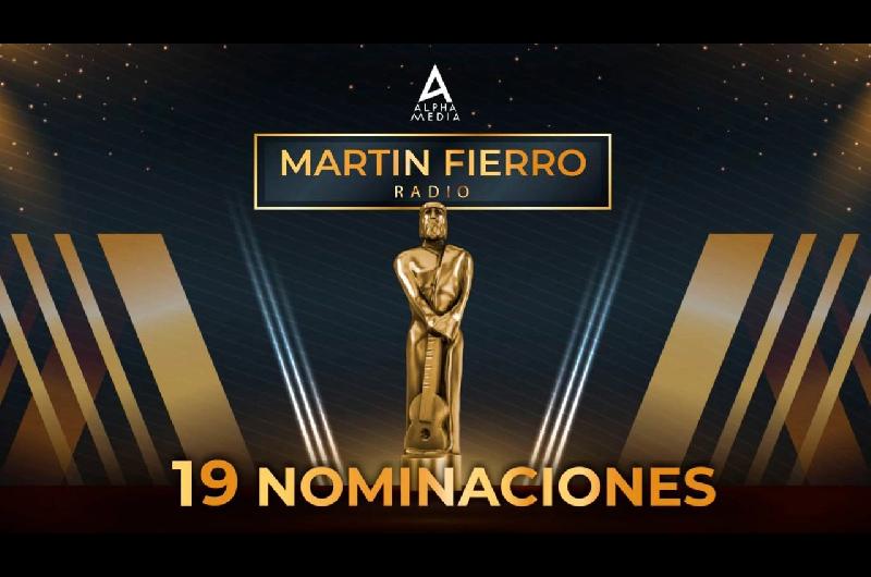 Alpha Media pisa fuerte en los Martiacuten Fierro de Radio y lidera las nominaciones