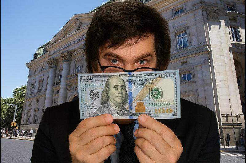 El banco del gobierno de Javier Milei vende doacutelares un 115-en-porciento- maacutes baratos que el maacutes caro de la City