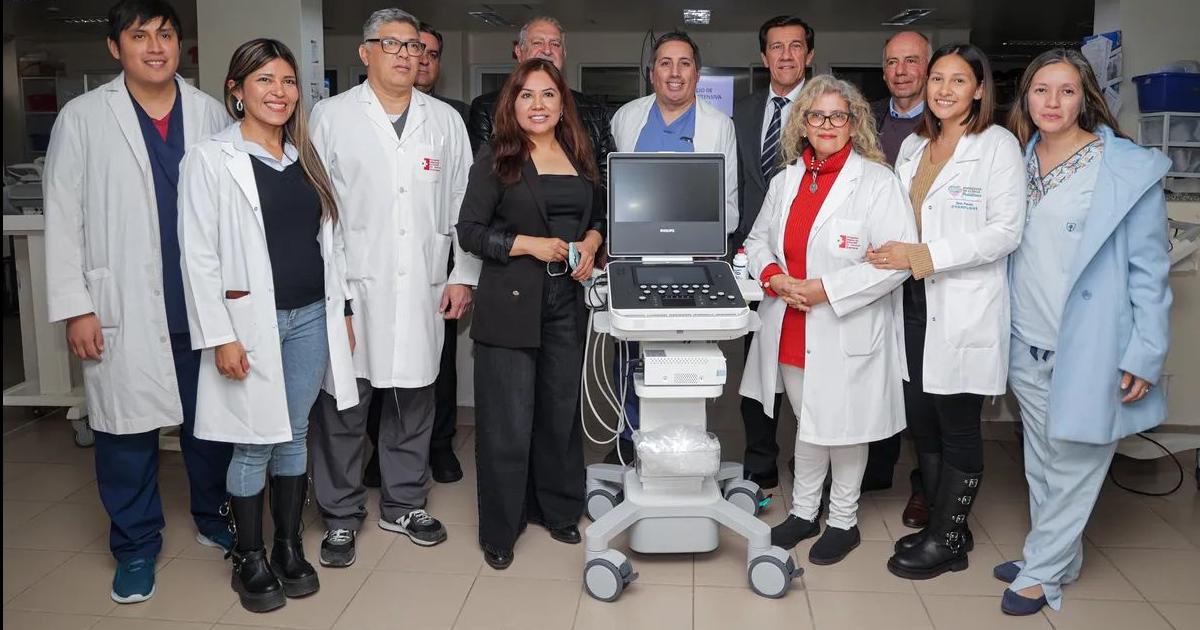 Nuevo ecoacutegrafo de uacuteltima generacioacuten para el hospital Materno Infantil