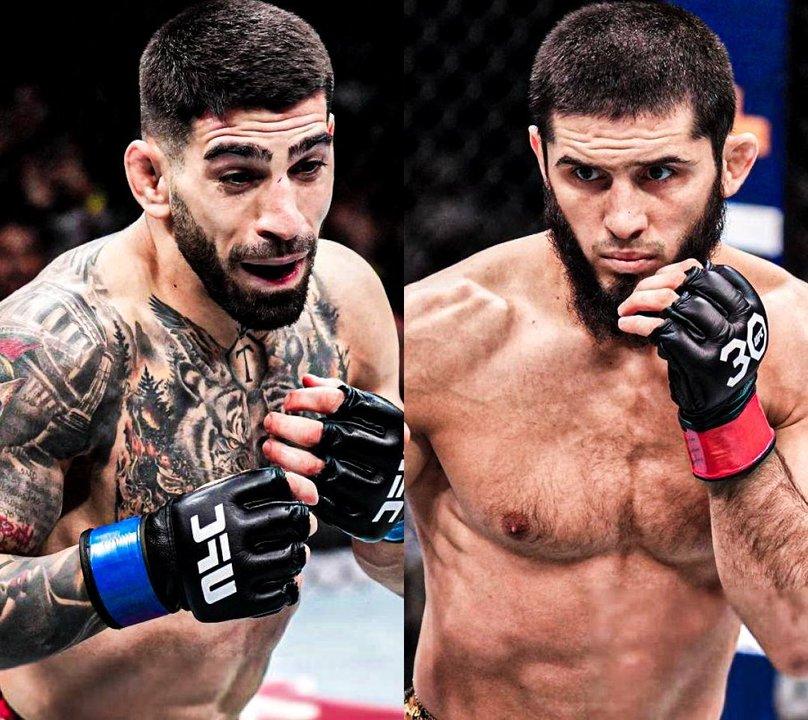 Topuria y Makhachev cara a cara- la UFC se prepara para un choque histoacuterico