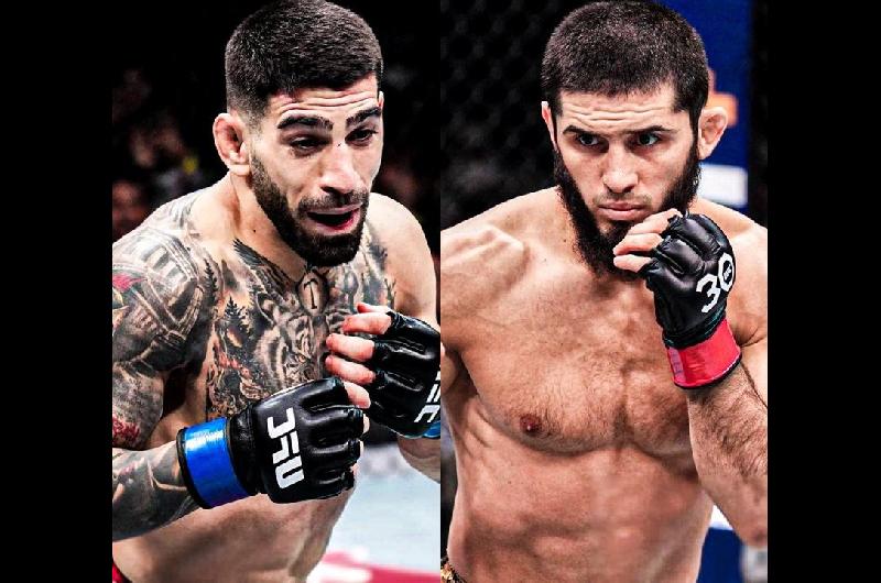 Topuria y Makhachev cara a cara- la UFC se prepara para un choque histoacuterico