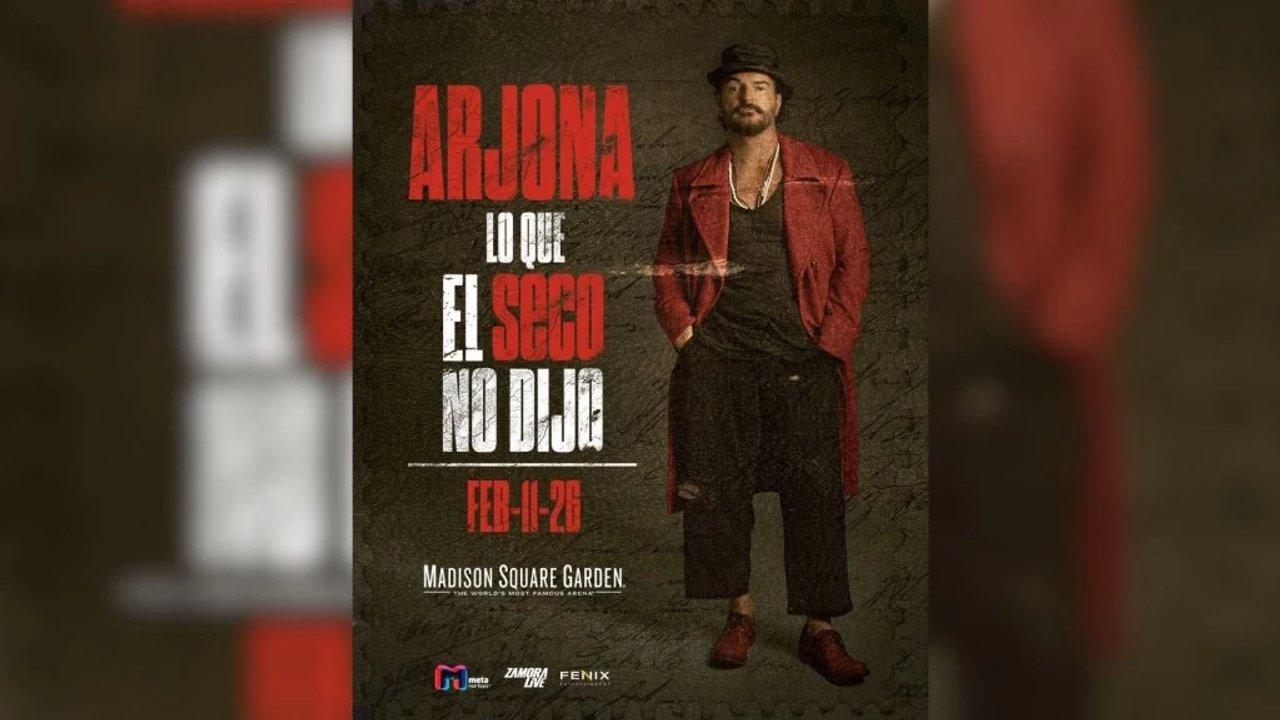 Ricardo Arjona agotoacute las entradas para el Madison Square Garden en tres horas