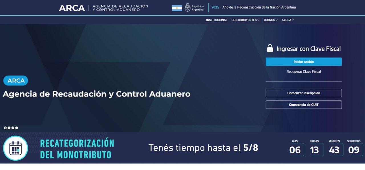 iquestQueacute pasoacute con la web de ARCA y cuaacutendo vuelve a funcionar El comunicado oficial