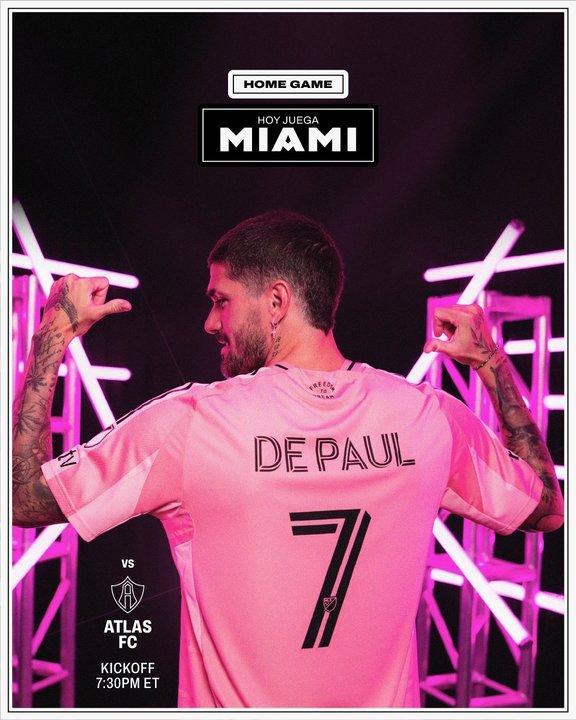 De Paul podriacutea debutar esta noche con Inter Miami en la Leagues Cup