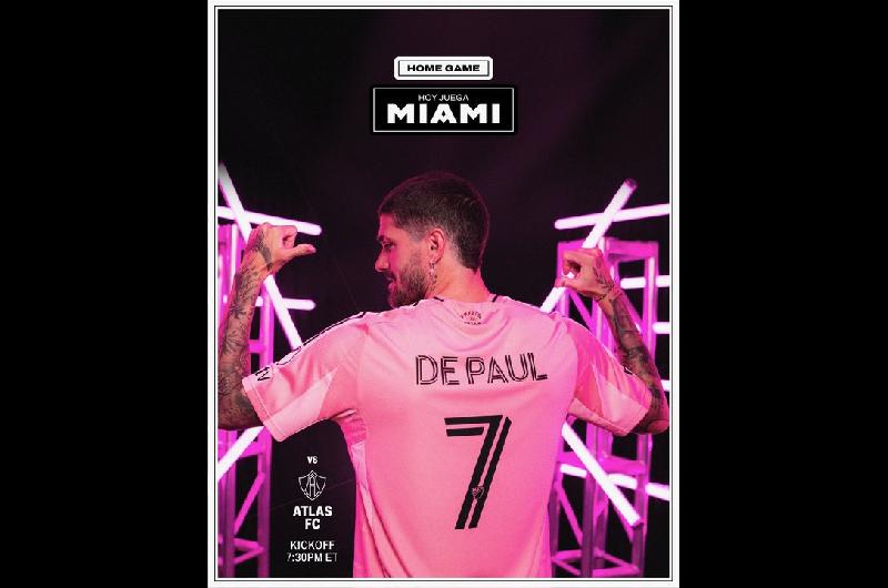 De Paul podriacutea debutar esta noche con Inter Miami en la Leagues Cup
