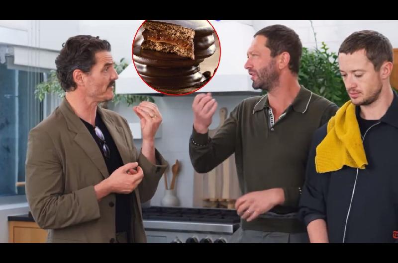 La divertida correccioacuten de Pedro Pascal sobre el alfajor en una entrevista- Es un tiacutepico argentino