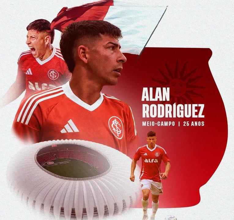 Alan Rodriacuteguez dejoacute Argentinos y ya fue presentado en un grande de Brasil