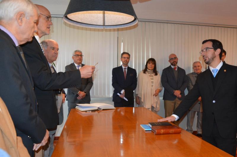 Posesionaron al Dr Nicolaacutes Balderrama como el primer Juez de Ejecucioacuten Fiscal  