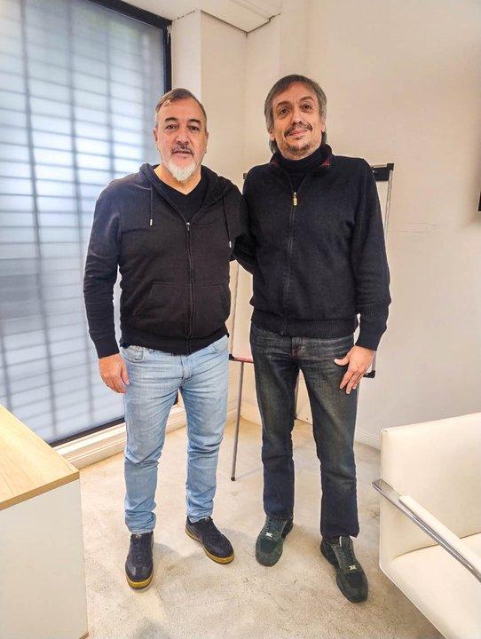 Maacuteximo Kirchner se reunioacute con Rodolfo Aguiar de ATE para debatir sobre ldquola nueva estatalidadrdquo