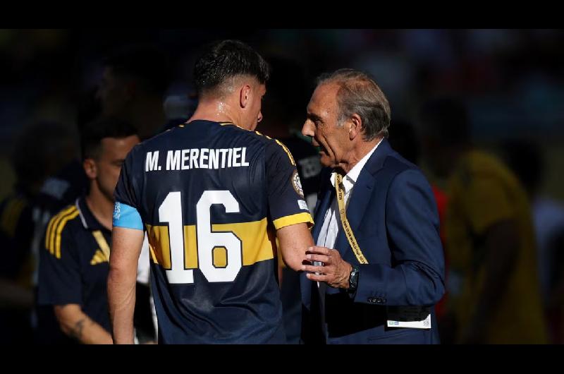 Boca- Merentiel se arregloacute con Russo y volveraacute a ser titular ante Racing