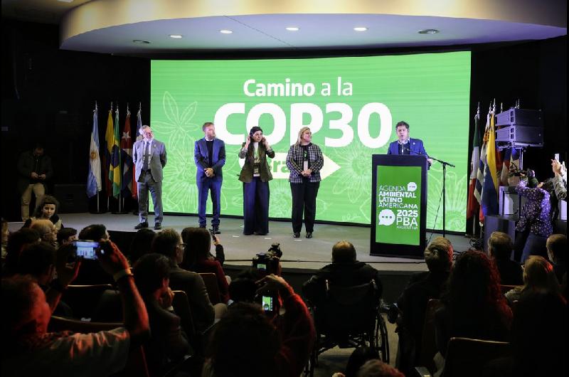 Kicillof- El cambio climaacutetico es una realidad urgente que hay que atender con poliacuteticas concretas