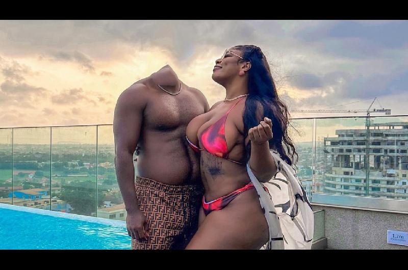 Ashmusy- la popular bloguera nigeriana que no quiere que miren el rostro de su novio