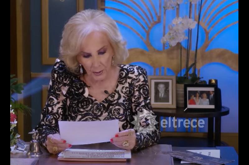Mirtha Legrand despidioacute con dolor a Mila la nieta de Cris Morena y Gustavo Yankelevich