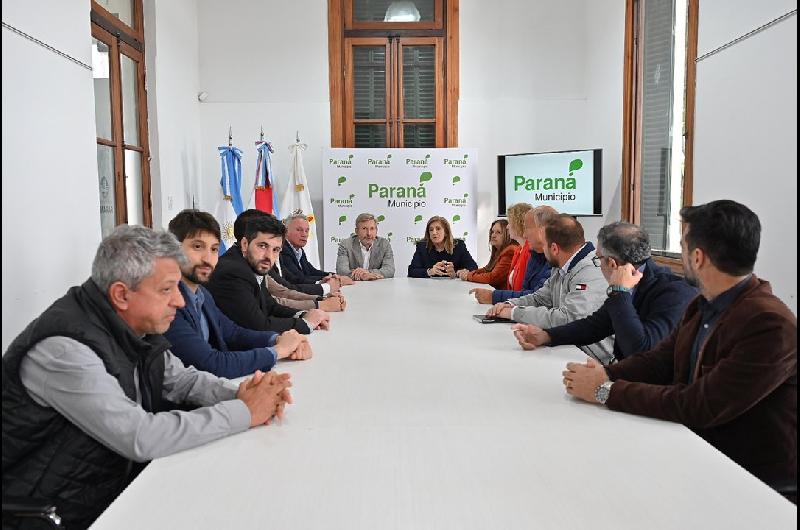 Trabajan en el traspaso de la obra sobre la Ruta Nacional a Municipalidad