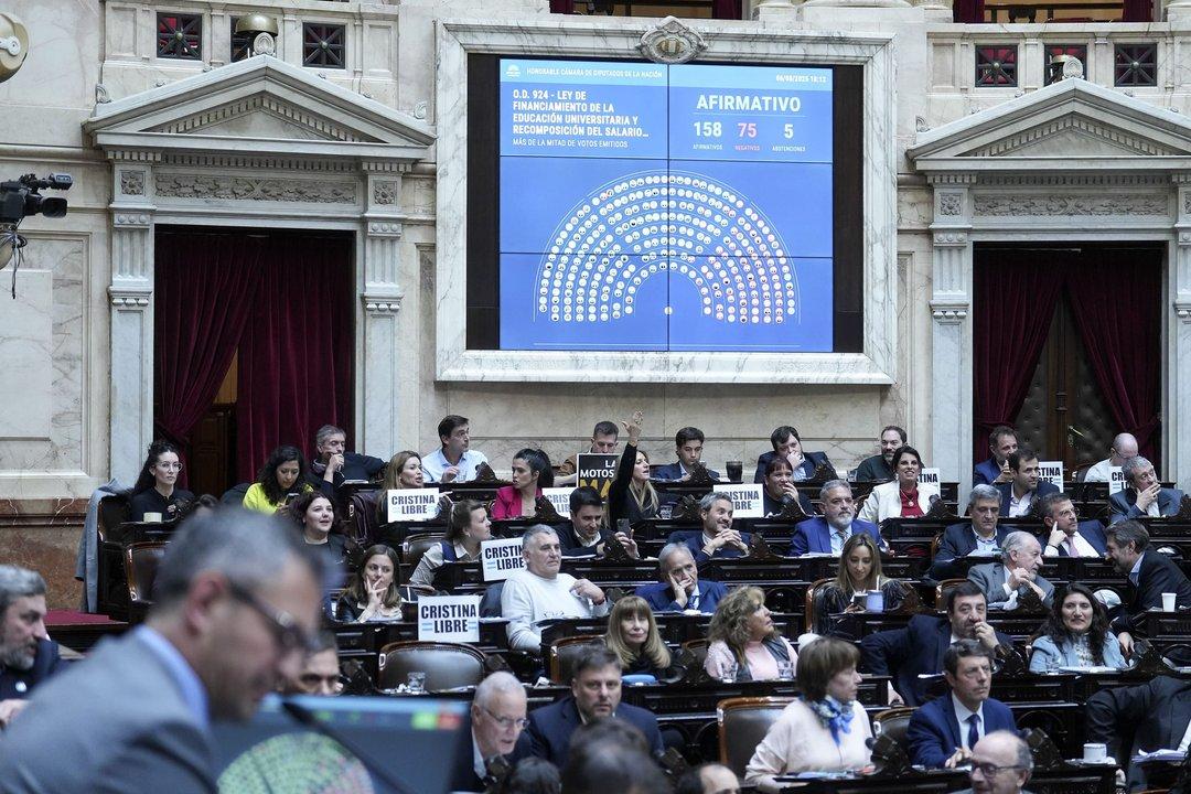 ldquoEl superaacutevit no se negociardquo- el desafiante posteo del Gobierno tras la derrota por la ley de universidades