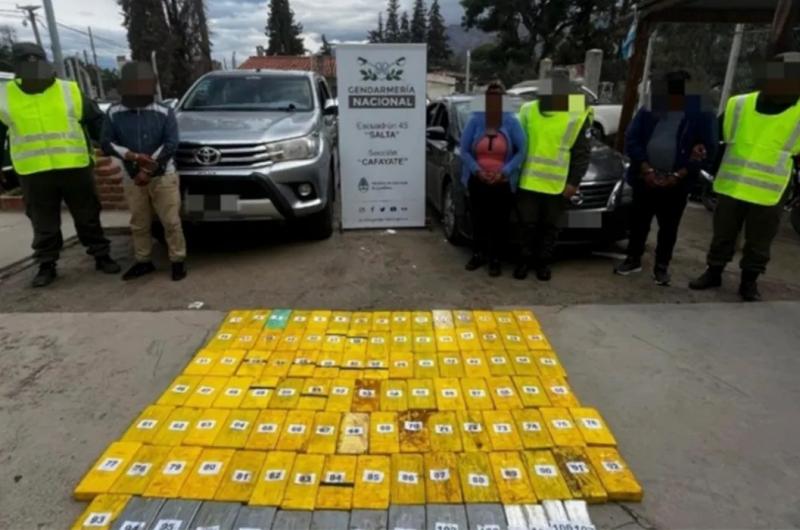 Tres jujentildeos fueron condenados en Salta por el traacutefico de 105 kilos de cocaiacutena