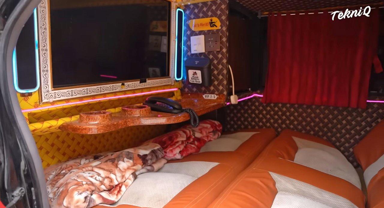 Cama y televisioacuten propia- asiacute es el nuevo micro de lujo para viajar en larga distancia