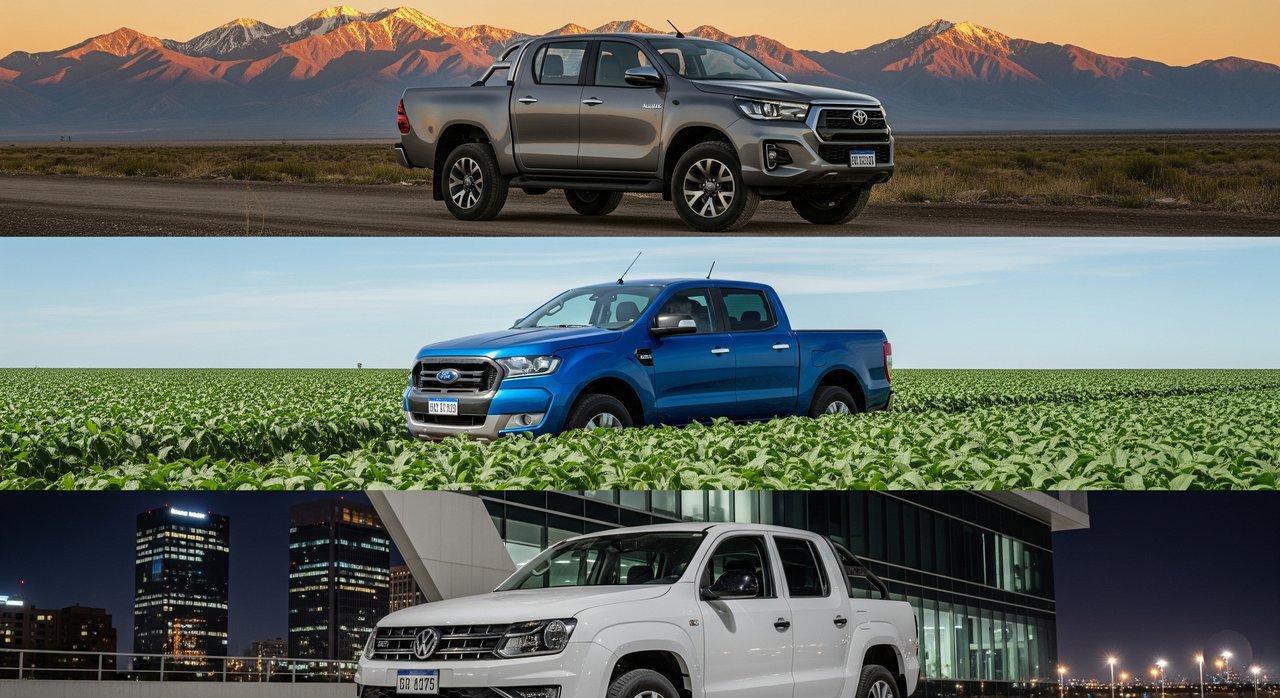 Precios actualizados de las pickups maacutes populares de Argentina en agosto 2025 tras la suba del doacutelar oficial