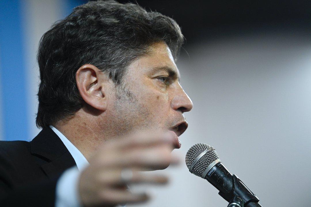 ldquoNo es momento de guardarse nadardquo- la arenga de Kicillof en un plenario en La Plata