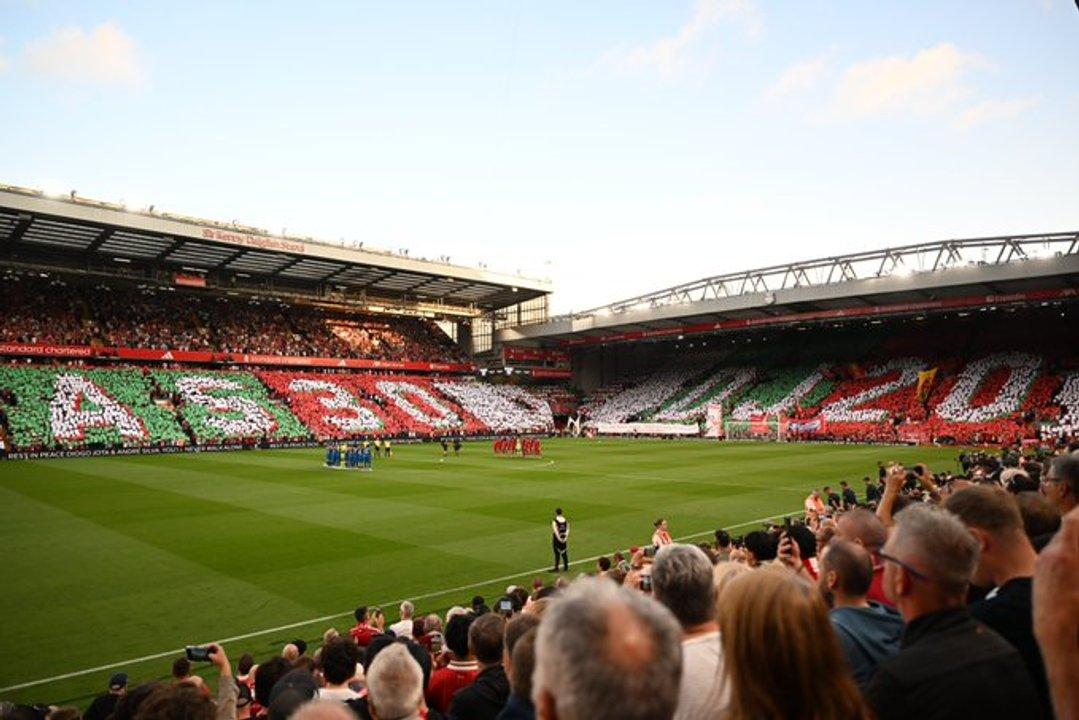 El emocionante homenaje de Liverpool a Diogo Jota en el inicio de la Premier League