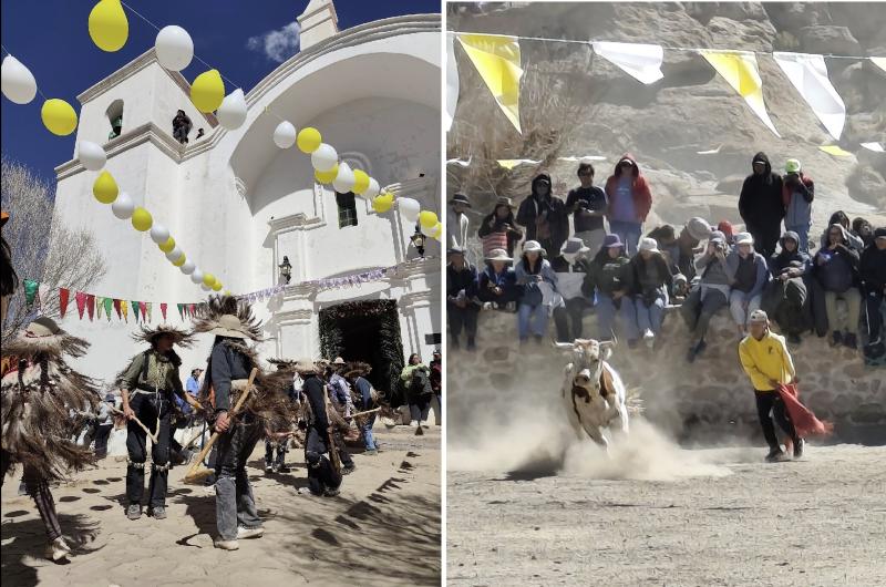 Monumental muestra de fe y uacutenica tradicioacuten en Casabindo