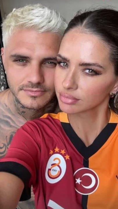 Mauro Icardi y La China Suaacuterez- la dedicatoria de gol seguida por un palito en redes sociales