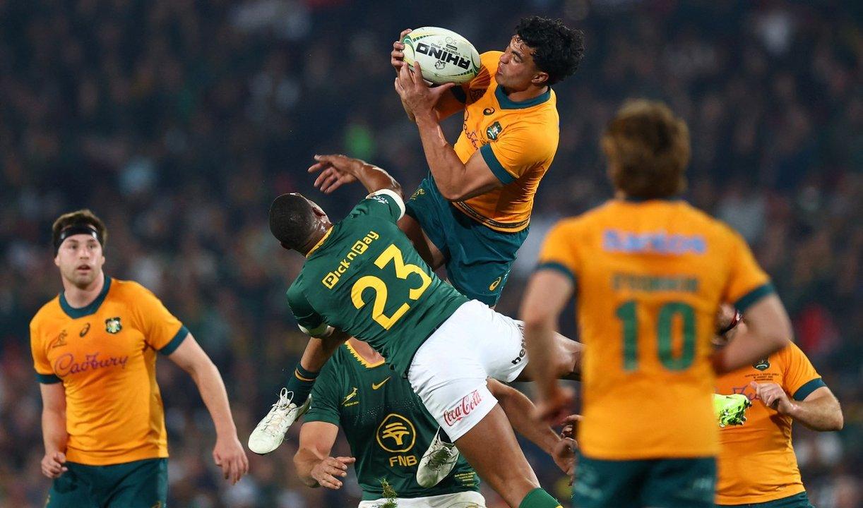 Australia da un golpe histoacuterico y derrota a Sudaacutefrica en Ellis Park