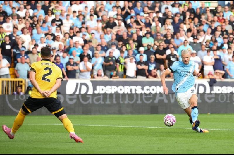 Comienzo arrollador del Manchester City en la Premier League- goleada 4-0 y doblete de Haaland