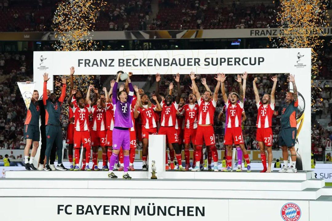 El Bayern Muacutenich le ganoacute al Stuttgart y se quedoacute con la Supercopa de Alemania